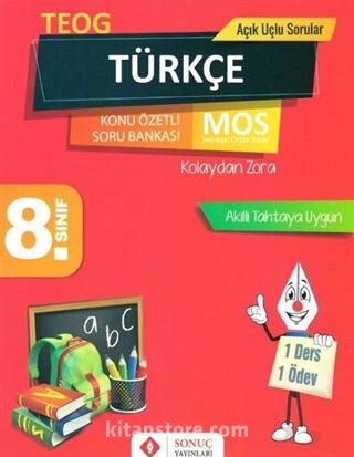 8. Sınıf TEOG Türkçe Konu Özetli Soru Bankası