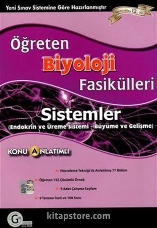 Öğreten Konu Anlatımlı Biyoloji Fasikülleri Sistemler (Endokrin ve Üreme Sistemi-Büyüme ve Gelişme)