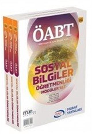 2018 ÖABT Sosyal Bilgiler Öğretmenliği Modüler Set (3 Kitap) (Kod:1218)