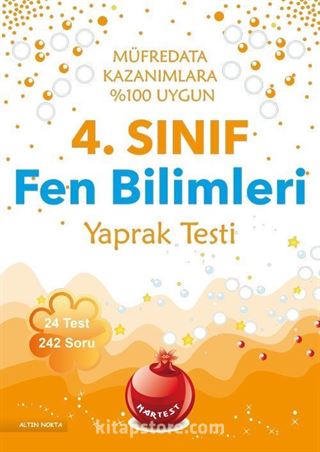 4. Sınıf Fen Bilimleri Yaprak Testi