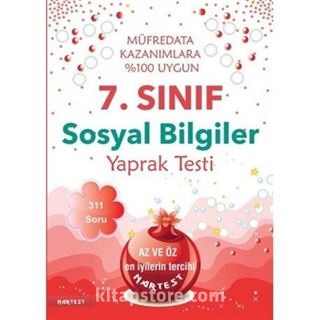 7. Sınıf Sosyal Bilgiler Yaprak Testi