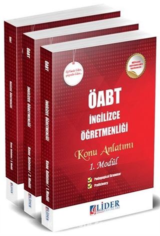 ÖABT İngilizce Öğretmenliği Konu Anlatımı (3 Kitap)