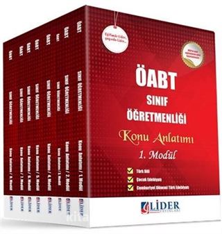 2018 ÖABT Sınıf Öğretmenliği Konu Anlatımlı Set (8 Kitap)