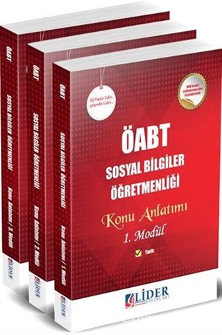 ÖABT Keşif Sosyal Bilgiler Öğretmenliği Modüler Konu Anlatımlı Set (3 Kitap)