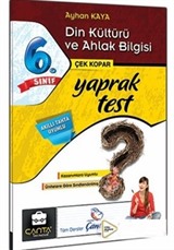 6. Sınıf Din Kültürü ve Ahlak Bilgisi Kazandıran Yaprak Test