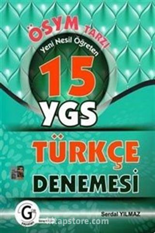 YGS 15 Türkçe Denemesi