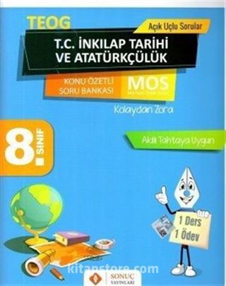 8. TEOG T. C. İnkılap Tarihi ve Atatürkçülük Konu Özetli Soru Bankası