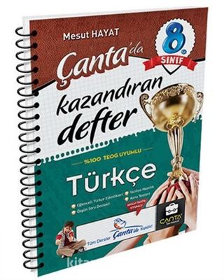 8. Sınıf Türkçe Kazandıran Defter