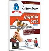 8. Sınıf Din Kültürü ve Ahlak Bilgisi Kazandıran Yaprak Test