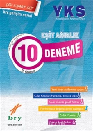 YKS Eşit Ağırlık 10 Deneme 2. Oturum