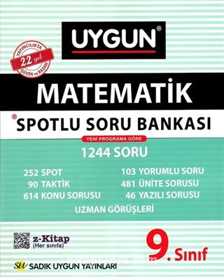 9. Sınıf Matematik Spotlu Soru Bankası