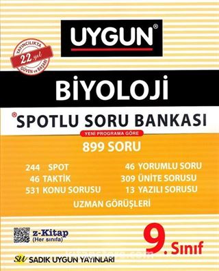 9. Sınıf Biyoloji Spotlu Soru Bankası