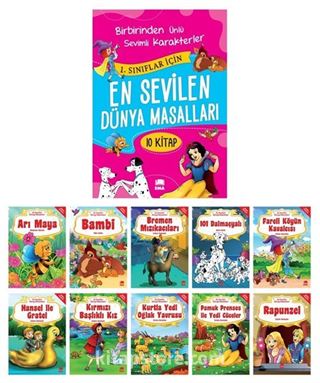 En Sevilen Dünya Masalları (10 Kitap Takım Büyük-Boy)