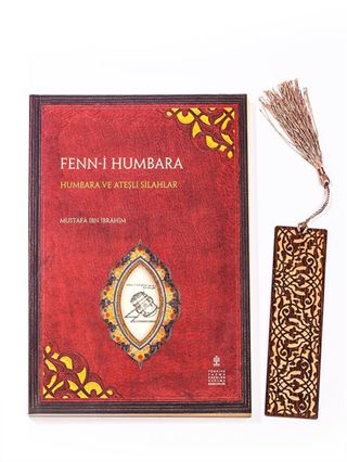 Fenn-i Humbara + Ahşap Ayraç - Lale - Rölyef Cevizli