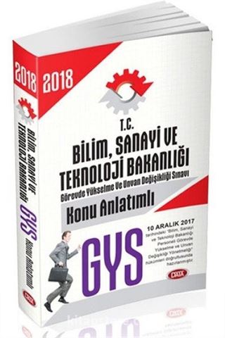 2018 GYS Bilim Sanayi ve Teknoloji Bakanlığı Konu Anlatımlı