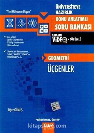 Üniversiteye Hazırlık Geometri Üçgenler Konu Anlatımlı Soru Bankası