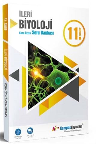 11. Sınıf İleri Biyoloji Konu Özetli Soru Bankası
