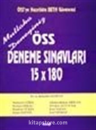 ÖSS Deneme Sınavları 15 x 180