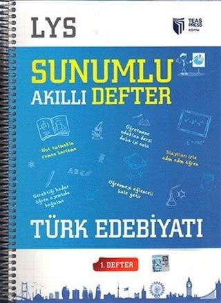 LYS Türk Edebiyatı Sunumlu Akıllı Defter (2 Defter)