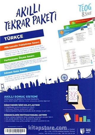 8. Sınıf Türkçe Akıllı Tekrar Paketi