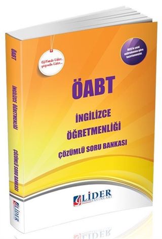 ÖABT İngilizce Öğretmenliği Çözümlü Soru Bankası