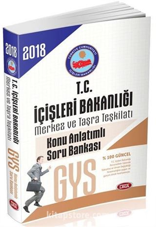 2018 GYS İçişleri Bakanlığı Merkez ve Taşra Teşkilatı Konu Anlatımlı Soru Bankası