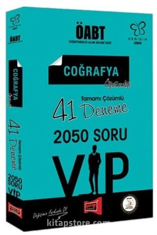 2018 ÖABT Değişim Serisi VIP Coğrafya Öğretmenliği Tamamı Çözümlü 41 Deneme