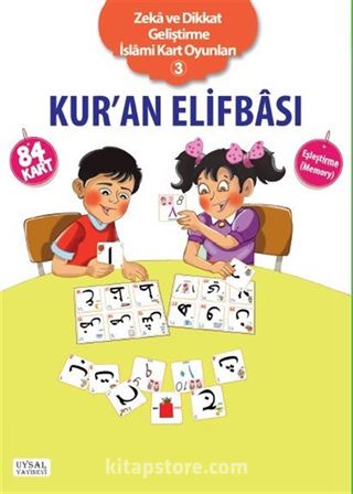 Kuran Elifbası Eşleştirme Oyunu Zeka ve Dikkat Geliştirme İslami Kart Oyunları-3