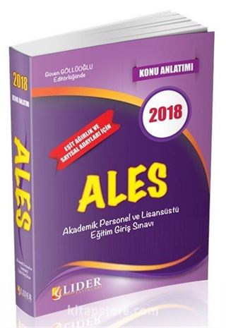 2018 ALES Konu Anlatımı