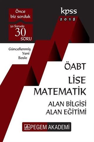 2018 KPSS ÖABT Lise Matematik Konu Anlatımlı Modüler Set