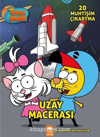 Uzay Macerası / Çıkartmalı Boyama Kitabı