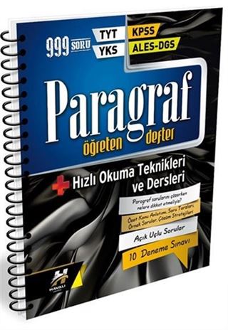 Tüm Sınavlara Yönelik Paragraf Öğreten Defter