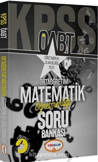 2018 KPSS ÖABT Ortaöğretim Matematik Öğretmenliği Soru Bankası