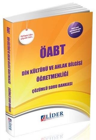 ÖABT Din Kültürü ve Ahlak Bilgisi Öğretmenliği Çözümlü Soru Bankası