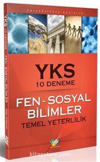 YKS Fen-Sosyal Bilimler Temel Yeterlilik 10 Deneme