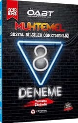 2018 ÖABT Muhtemel Sosyal Bilgiler Öğretmenliği Çözümlü 8 Deneme