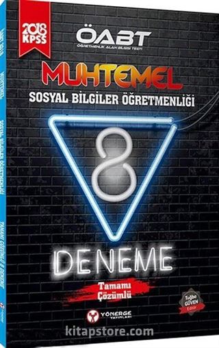 2018 ÖABT Muhtemel Sosyal Bilgiler Öğretmenliği Çözümlü 8 Deneme