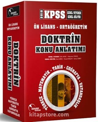 2018 KPSS Ortaöğretim Ön Lisans Konu Anlatımı 2'li Set