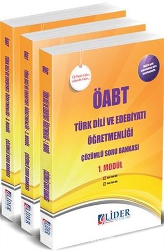 ÖABT Türk Dili ve Edebiyatı Öğretmenliği Çözümlü Soru Bankası (3 Kitap)