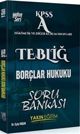 2018 KPSS A Tebliğ Borçlar Hukuku Soru Bankası