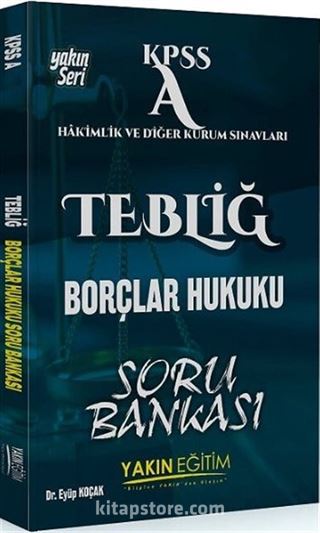 2018 KPSS A Tebliğ Borçlar Hukuku Soru Bankası