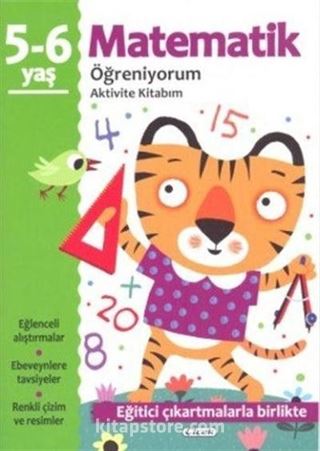 Matematik Öğreniyorum Aktivite Kitabım (5-6 Yaş)