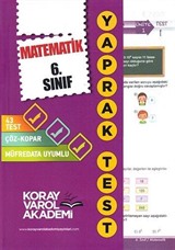 6. Sınıf Matematik Yaprak Testi