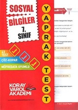 7. Sınıf Sosyal Bilgiler Yaprak Testi