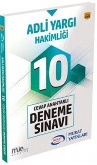 Adli Yargı Hakimliği 10 Cevap Anahtarlı Deneme Sınavı (2365)