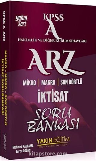 2018 KPSS A Arz İktisat Soru Bankası