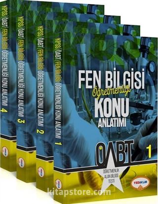 KPSS ÖABT Fen Bilgisi Öğretmenliği Konu Anlatımı Modüler Set (4 Kitap)