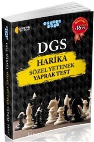 DGS Harika Sözel Yetenek Yaprak Test