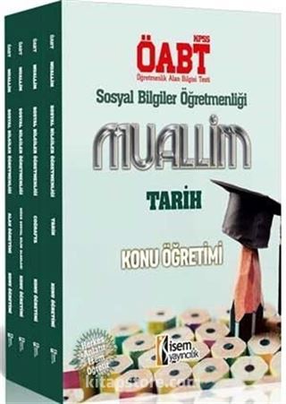 2019 KPSS ÖABT Muallim Sosyal Bilgiler Öğretmenliği Konu Anlatımlı Modüler Set (3 Kitap)