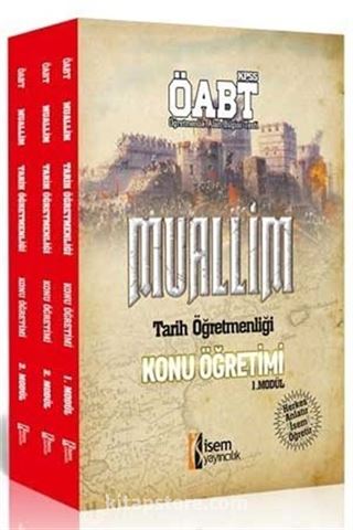 2018 KPSS ÖABT Muallim Tarih Öğretmenliği Konu Öğretimi Modüler Set (3 Kitap)